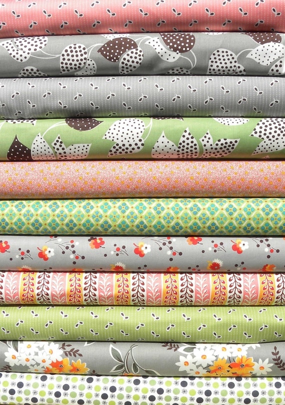 Flea Market Fancy by Denyse Schmidt, Spring Market Palette: Yard Bundle of 11. Save with bundle pricing.