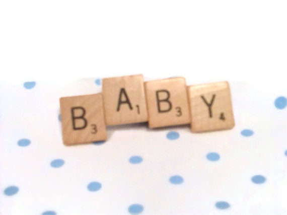 Baby Magnet - Scrabble Tiles