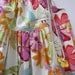 Girls Summer Dress-Flowers and Birds-linen/cotton baby toddler dress-orange pink green-sundress-Handmade Children Clothing by Chasing Mini