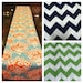 Chevron, High End fabric, OR Burlap 14x72  table runner of your choice