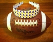Gold & Purple Houndstooth Headband