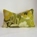 Decorative Pillow 12 x 20'' Green and Yellow Floral Accent Pillow Throw Pillow Cushion cover