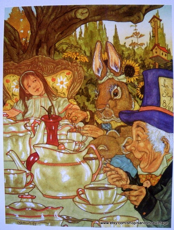 ALICE IN WONDERLAND at the Mad Hatter Tea Party
