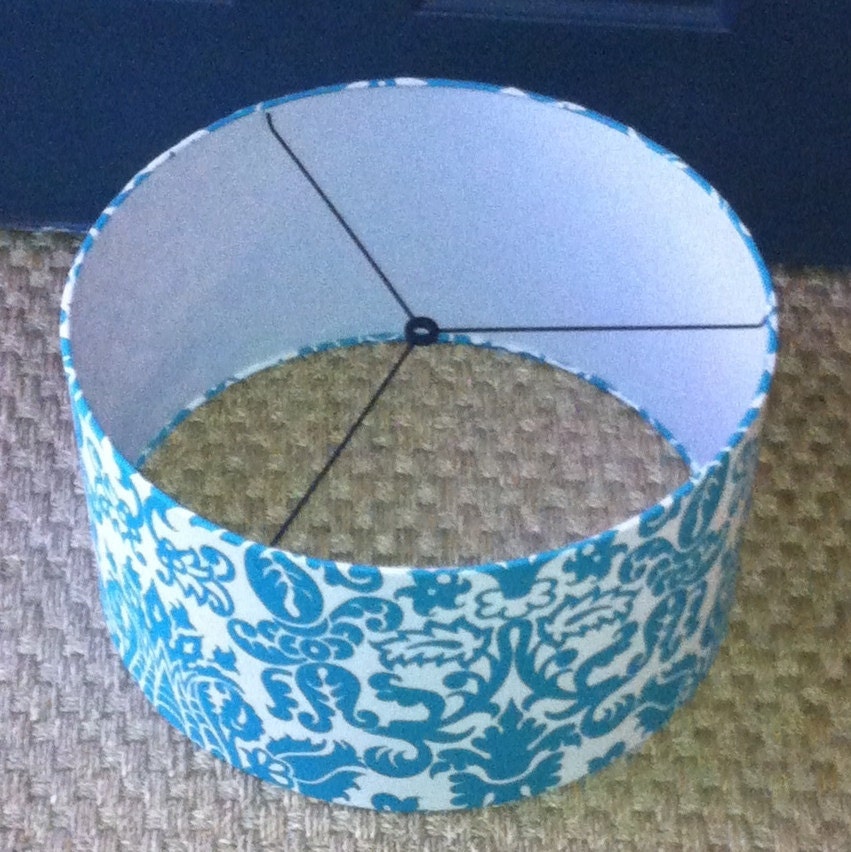 Drum Lamp Shades  Sale on Drum Lamp Shade   Barrel Lampshade For Lamp Or Pendant Light 17  X 10
