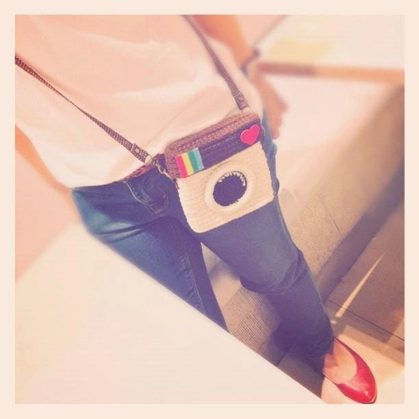 Instagram Purse (Light Brown Color) - Love IG