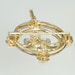 14kt Yellow Gold Pearl Pin Pendant