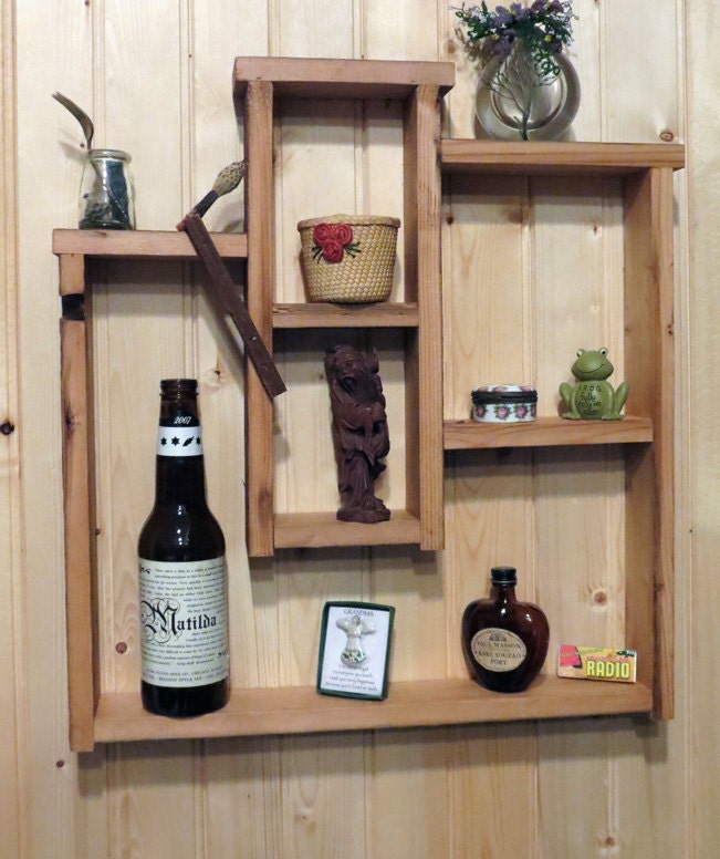 Barn Siding Shadow Box Shelf for Miniatures FREE SHIPPING