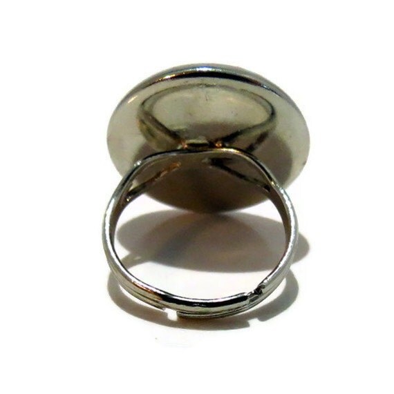Union Jack Ring, Adjustable British Flag Jewelry