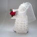 Reserved for Thomas - Doctor Who Wedding Cake Toppers, Dalek Bride and Groom
