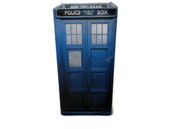 Doctor Who TARDIS Candle Holder, Geeky Home Decor