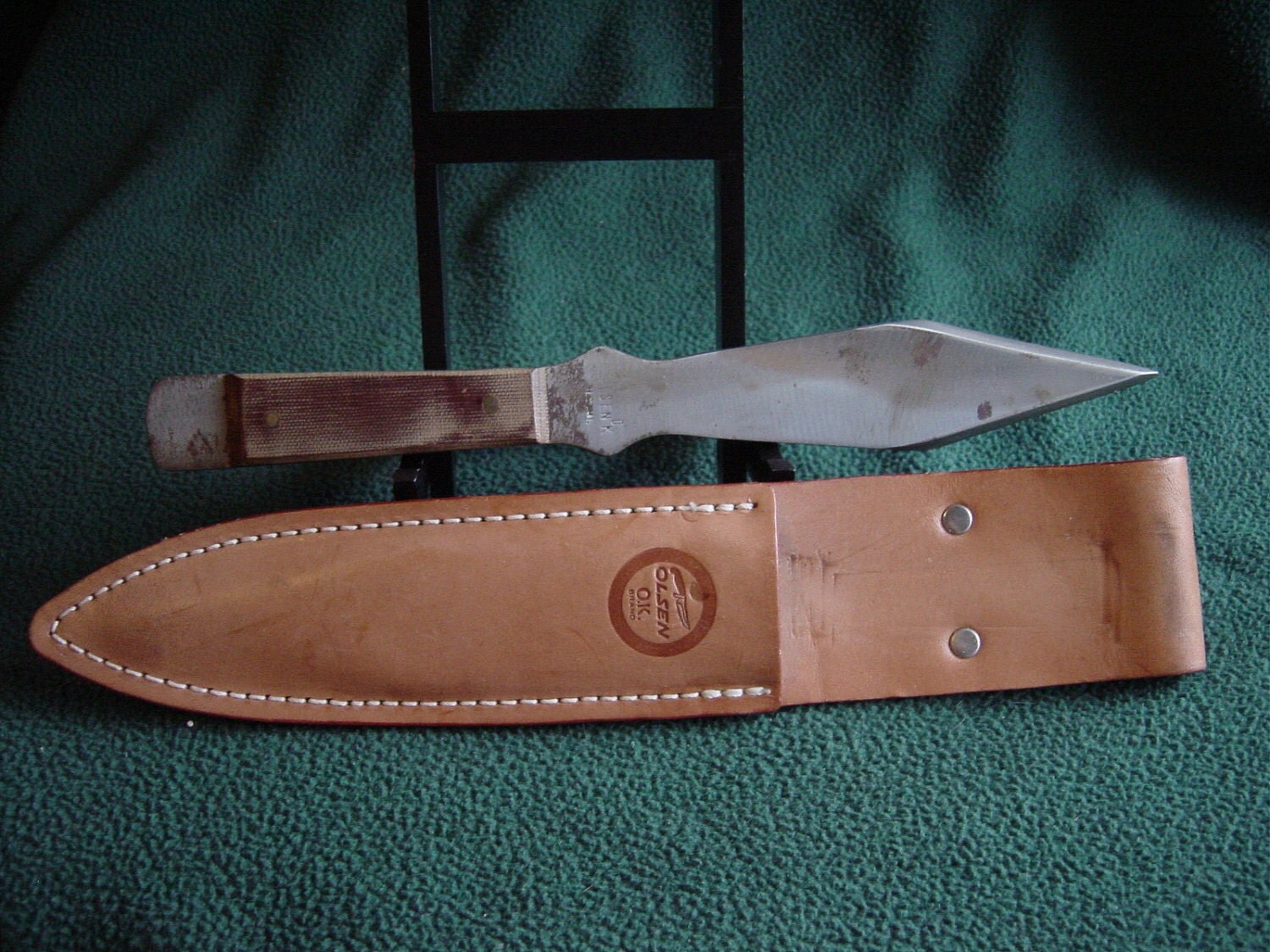 Vintage Olsen O.K. Brand 11 inch Throwing Knife by AlottaVintage
