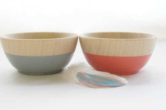 Modern Set of 2 Mini Bowls
