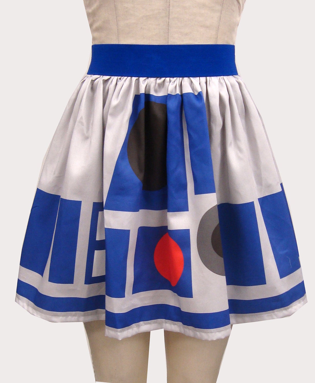 Printed R2 Inspired Sateen Skirt