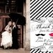 Wedding Thank You Card / Photo Card - MR And MRS STACHE - Printable