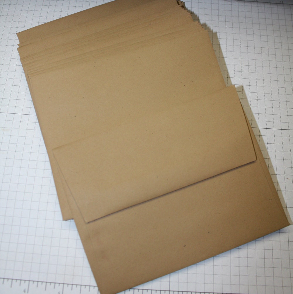 brown kraft envelope