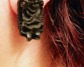 Tiki God handmade post earrings