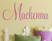 Custom Vinyl Name Decal - Nursery and Bedroom Vinyl Wall Art - Vinyl Lettering