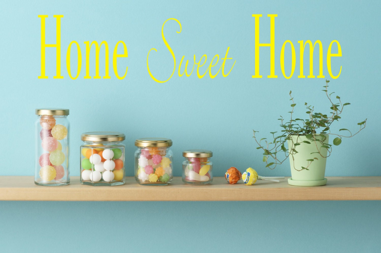 Home Sweet Home Vinyl Wall Decal - Home Decor Vinyl Wall Art - Vinyl Lettering