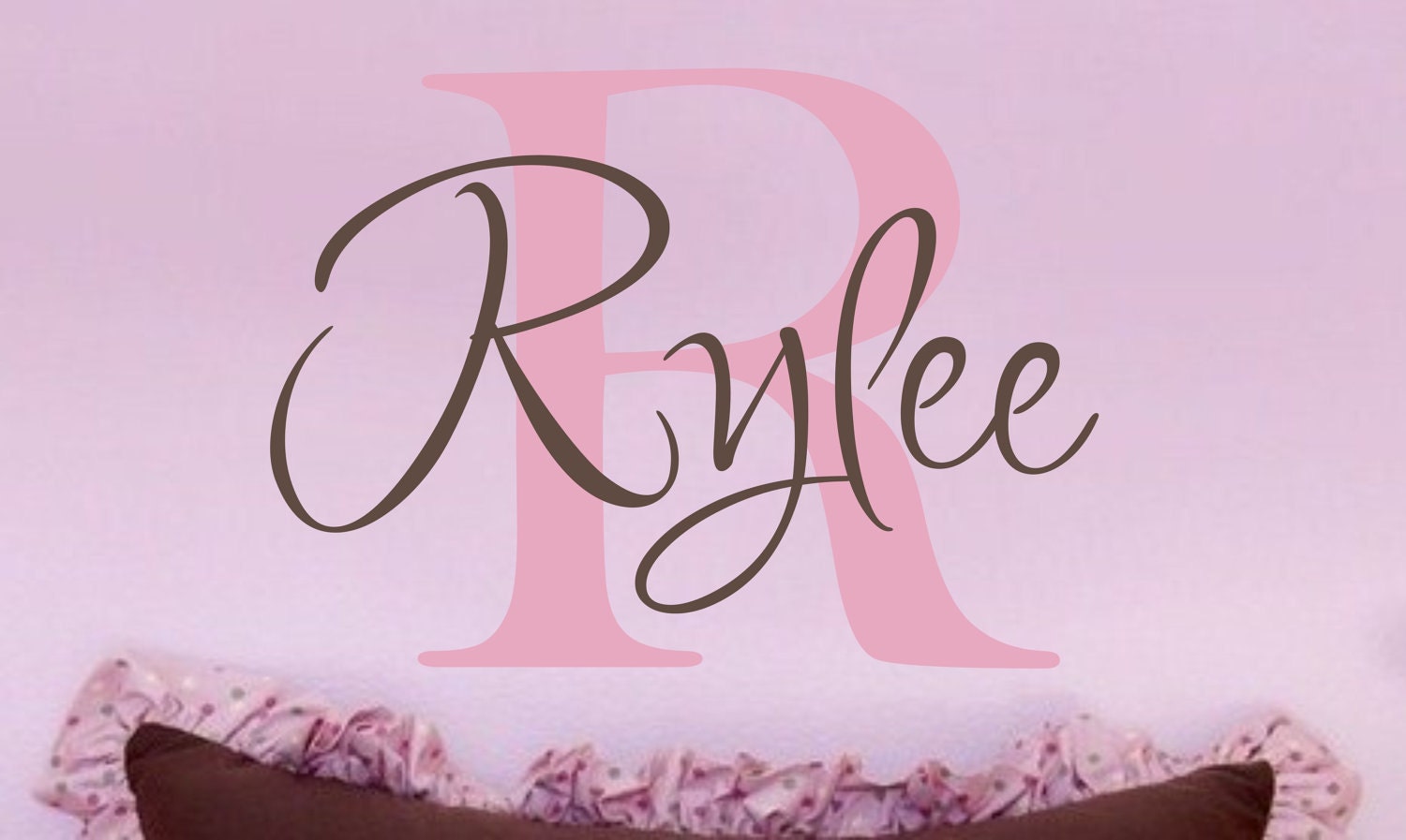 Custom Vinyl Name Decal - Monogram Vinyl Decal - Children and Nursery Wall Art - Vinyl Lettering