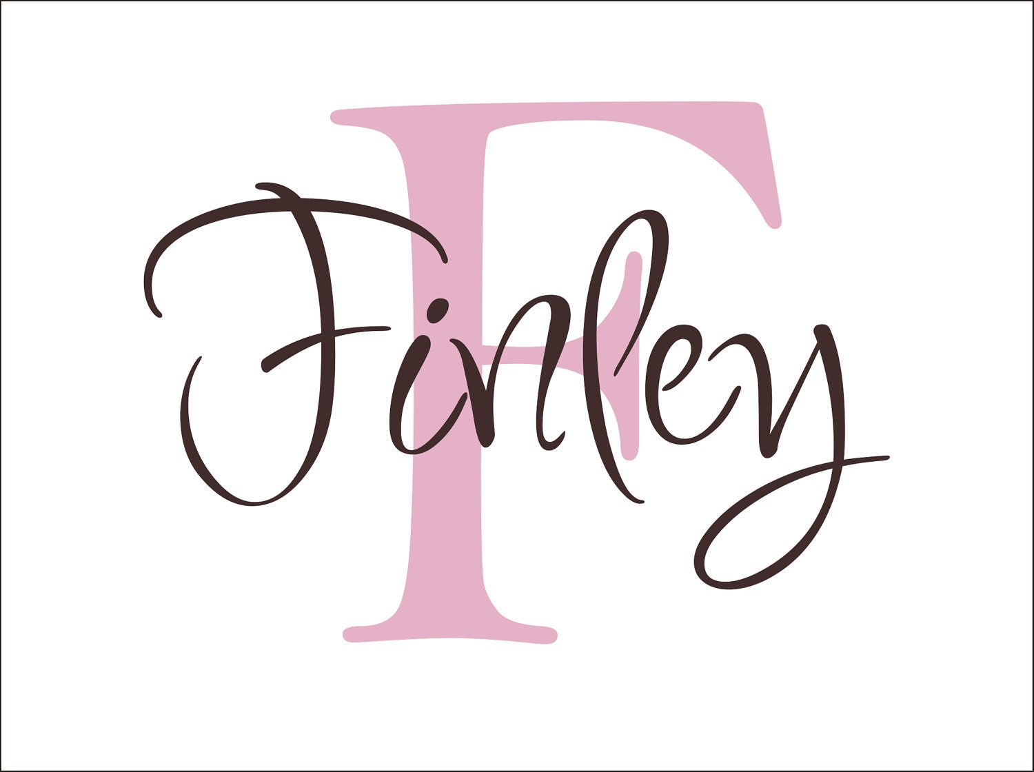Custom Vinyl Name Decal - Monogram Vinyl Decal - Children and Nursery Wall Art - Vinyl Lettering