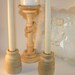 Large Irish Wedding Unity Candle Holders / Pillar Center