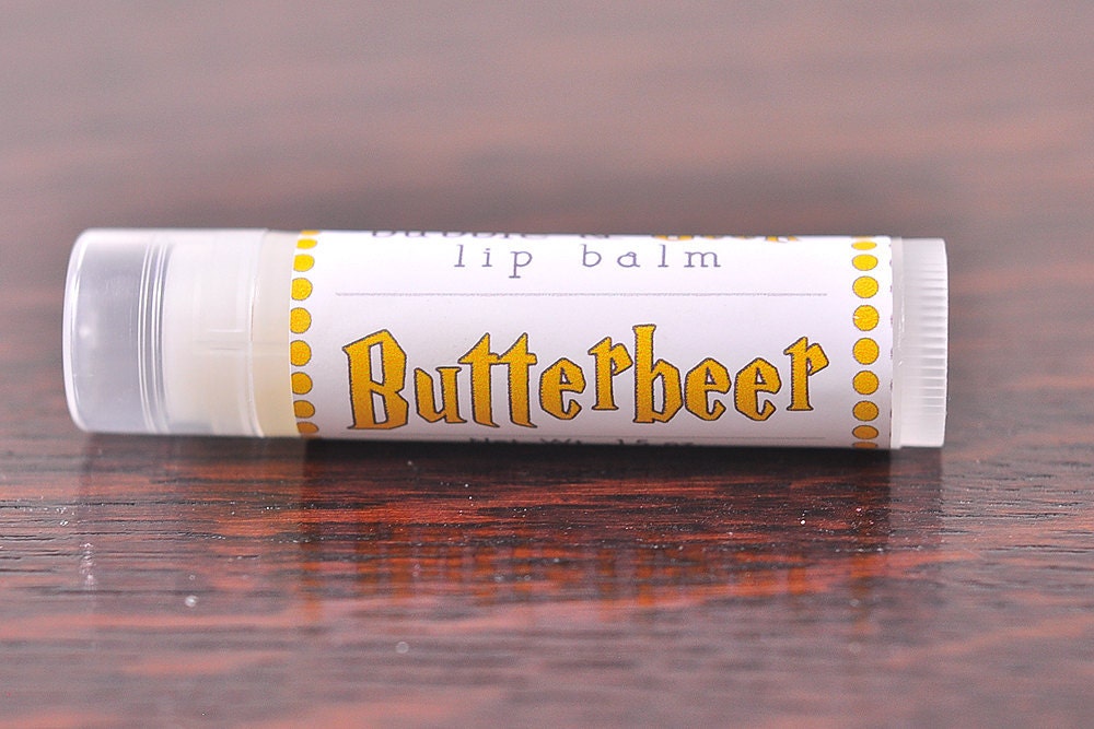 Butterbeer Lip Balm - Harry Potter Inspired - natural