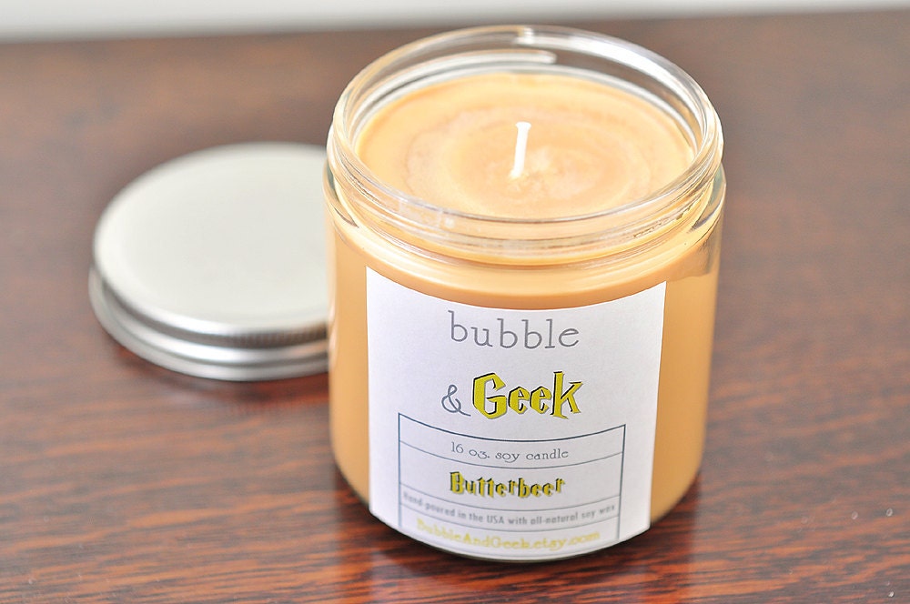 Butterbeer Soy Candle - 16 oz. jar - Harry Potter