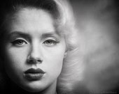 A Place in Time, Black and White, Fine Art Photography, Portrait, Mosh, Dreamy, Haunting, Mysterious, Photograph, Signed.