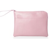 Leather Flat Clutch LIGHT PINK - calvarezlacambra
