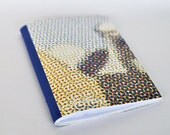 Colorful vinyl journal A6 from recycled banner and FSC paper