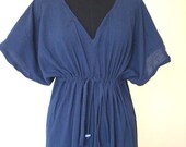 Women crushed cotton long Maxi dress kaftan caftan evening wear lounge wear honeymoon dress