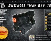 Zombie Tag Modified 18 Shot NERF Maverick, 032 "Mav Rev-18 "