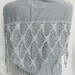 Light gray scarf,summer shawl