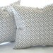 Designer Indoor/outdoor Charcoal and white - "16x16" pillow cover