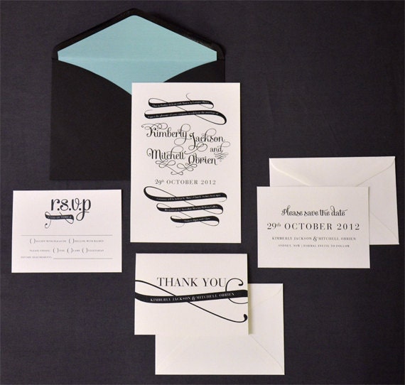 DIY Wedding Invite set