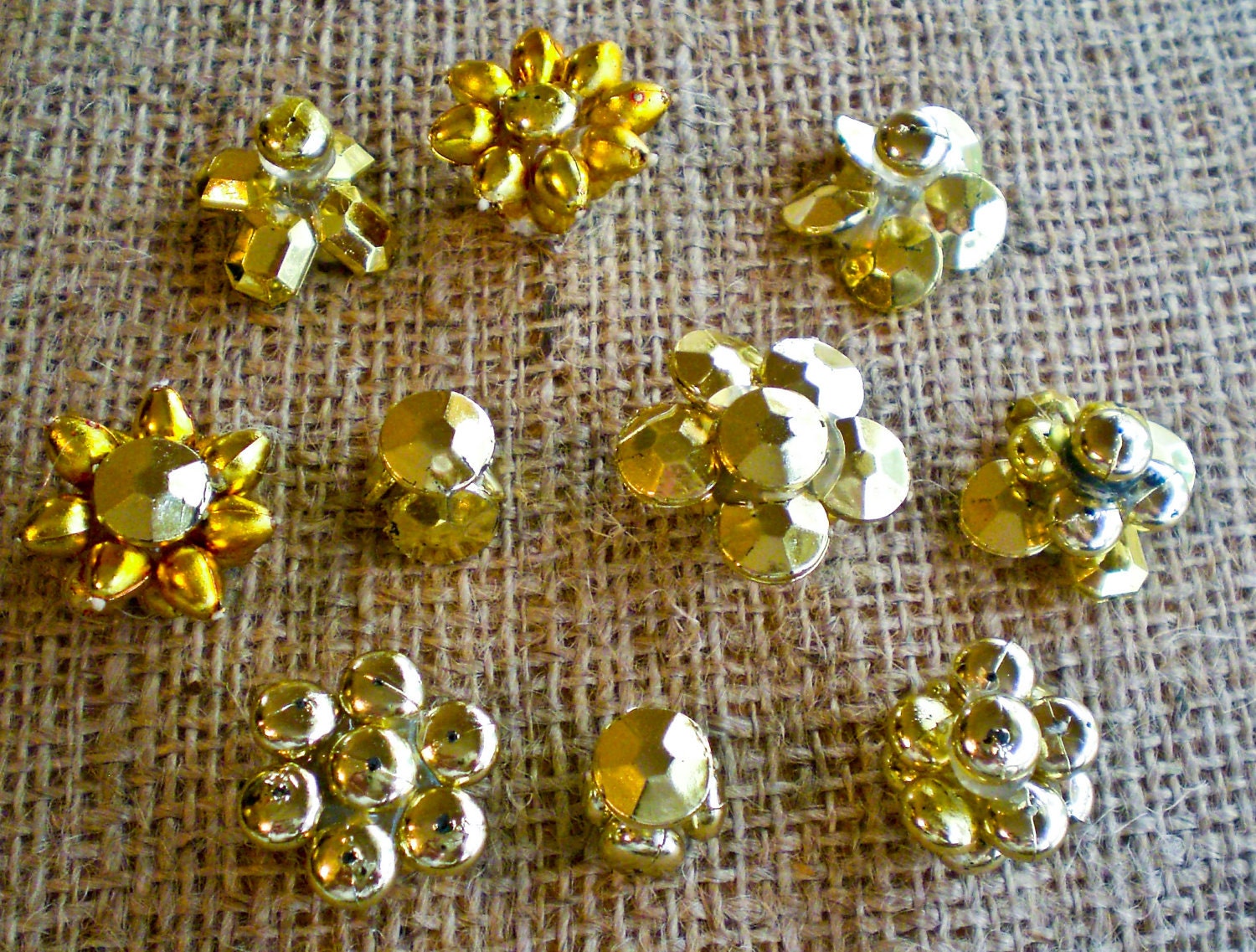 Custom Push Pin ( Thumbtack ) Mix made from Upcycled Mardi Gras Beads (9)