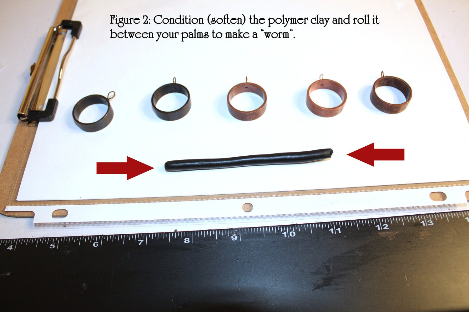 How to use my upcycled copper pipe bezels with resin to create a pendant - Free Tutorial