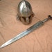 Beautiful hand forged celtic sword