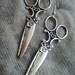Pink Hair Stylist Victorian Style Earrings