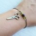 Bronze Hair Stylist Charm Bracelet with Scissors