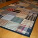 Tablerunner - Plaid - Primitive - Homespun - Country Cottage - Hand Quilted