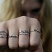 Fearless Ring , 925 Sterling silver ring with Poetic/Inspiring words