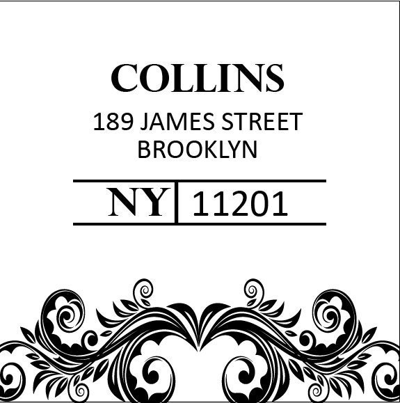 Faux Bois - Personalized Wooden Stamp