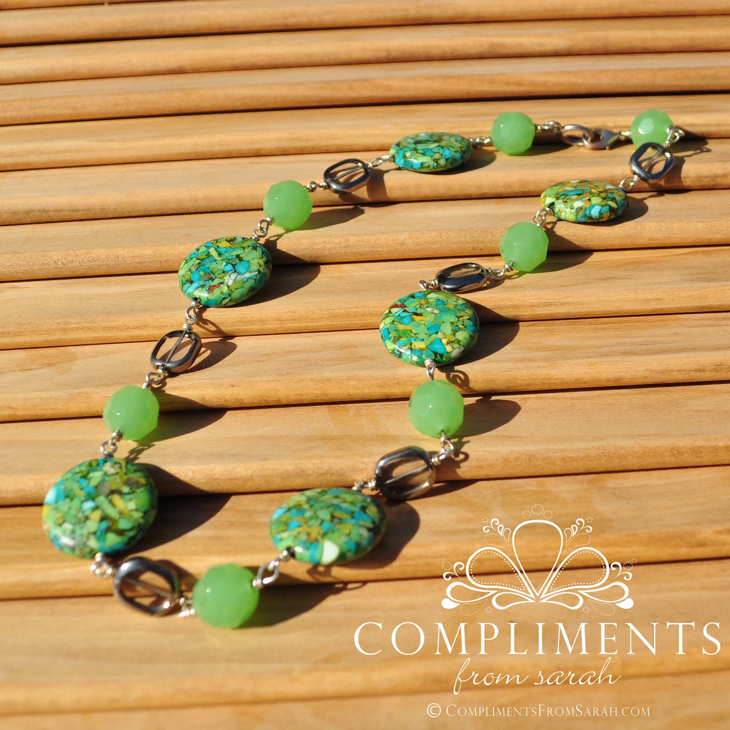Gorgeous Green Goddess Necklace