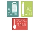 Customize Color on Kitchen Printables