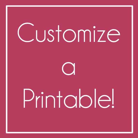 Customize a Printable