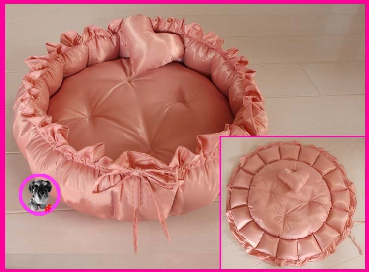 Handmade Pet Dog Cat Pet Bed Pumpkin Style  Waterproof  Cushion Sz 2 Diameter 40 CM