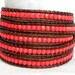 Summer Coral Beaded Leather Wrap Bracelet- Chan Luu Style 5 Wrap