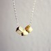 cubes necklace - minimalist jewelry