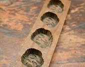 Vintage Wooden Sweet Mold from India
